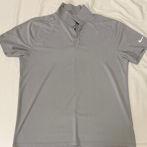 Nike Men’s Light Gray Athletic Polo